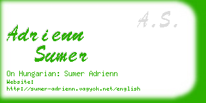 adrienn sumer business card